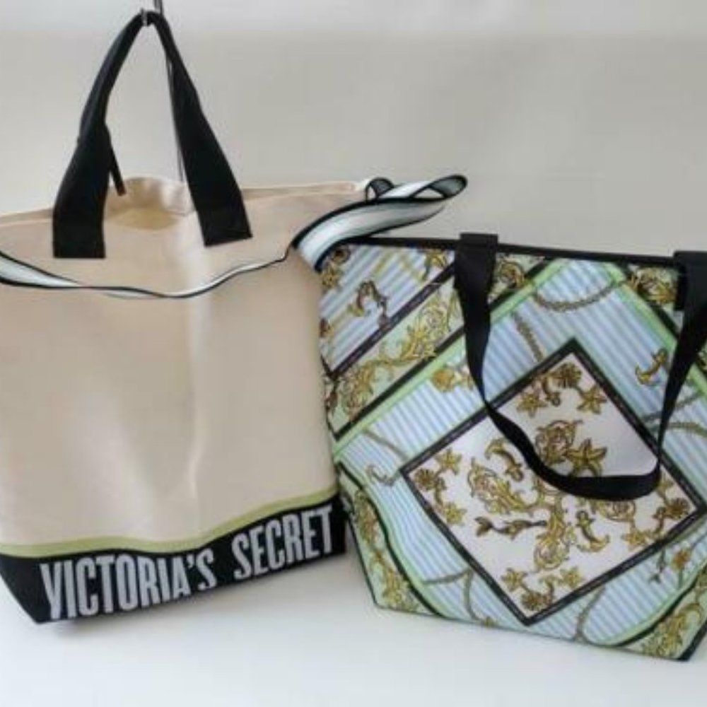 VS 2pcs Set Cooler Carryall Tote Insulated Bag.